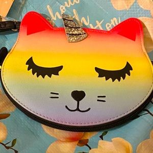 🌈🏳️‍🌈 Rainbow Betsey Johnson wristlet/wallet 🏳️‍🌈🌈